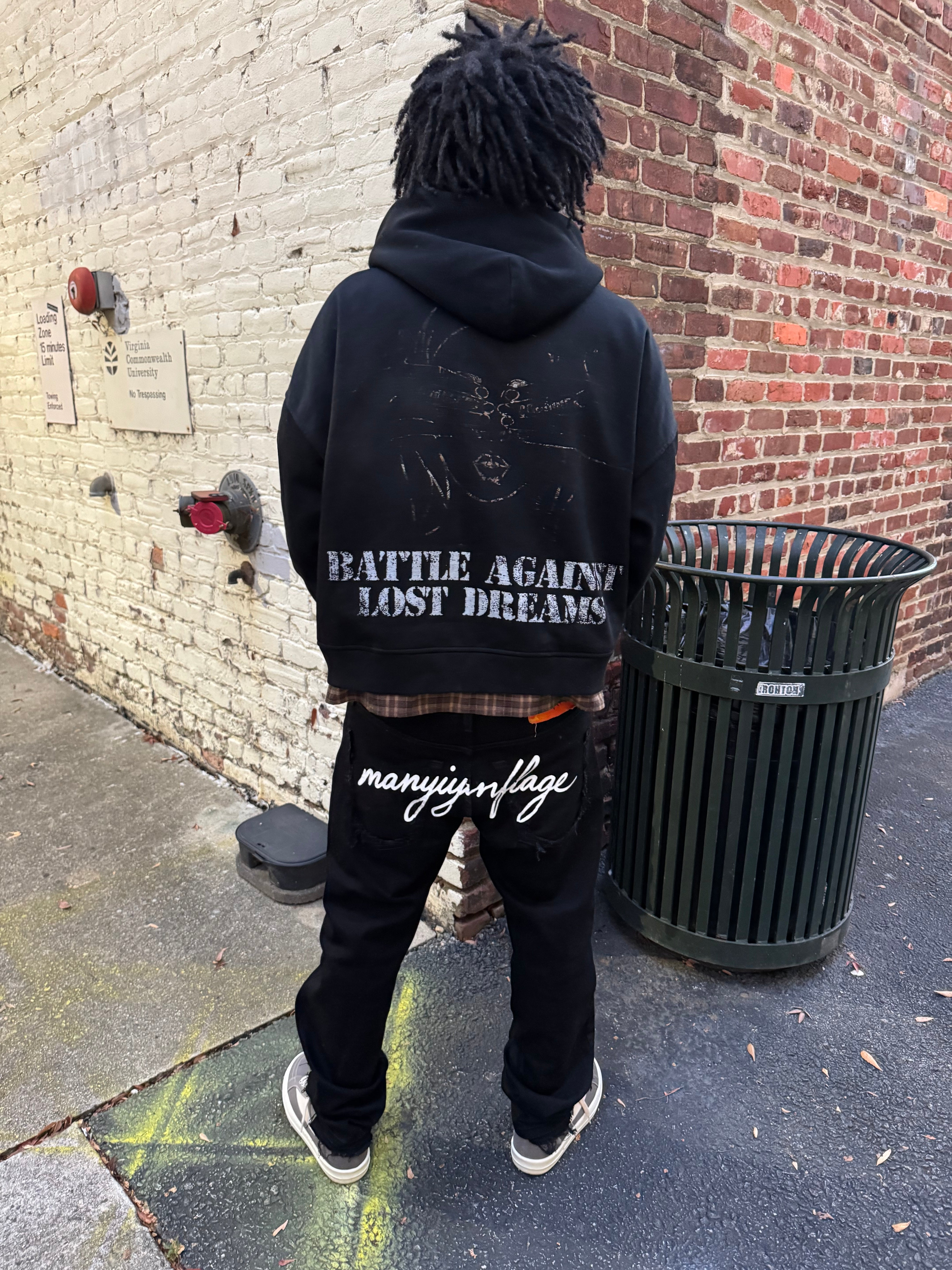 War Against Dreams Flannel Hoodie