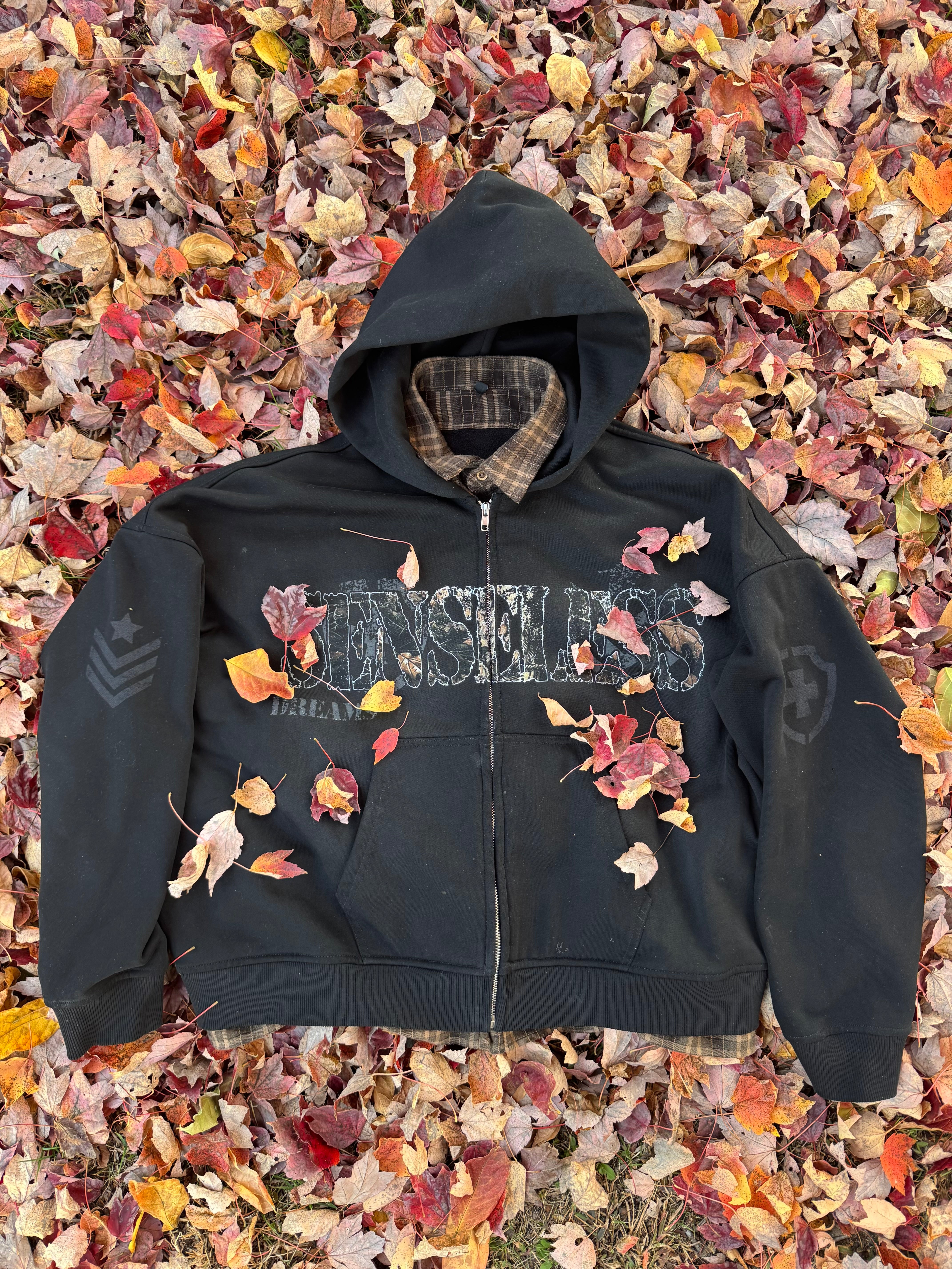 War Against Dreams Flannel Hoodie